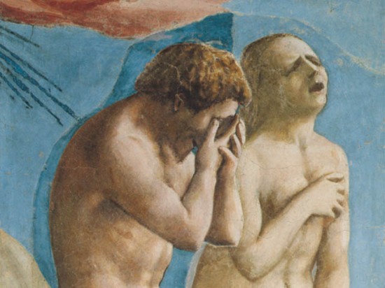 Masaccio expulsão do jardim do éden